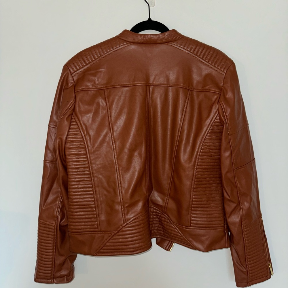 Vegan Leather Jacket - image 3